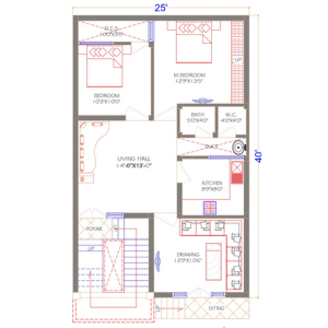 25x40 west facing