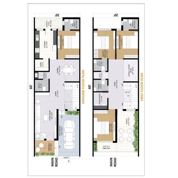 20x60 sqft