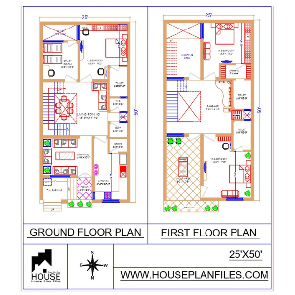 25x50 sqft